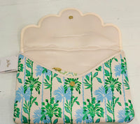 Lilly Pulitzer laptop sleeve, Swayin in the Breeze laptop pouch, coastal laptop accessories, scallop trim laptop sleeve, matching tech pouch set, work travel laptop bag, Lilly Pulitzer office accessories
