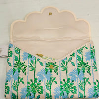 Lilly Pulitzer laptop sleeve, Swayin in the Breeze laptop pouch, coastal laptop accessories, scallop trim laptop sleeve, matching tech pouch set, work travel laptop bag, Lilly Pulitzer office accessories
