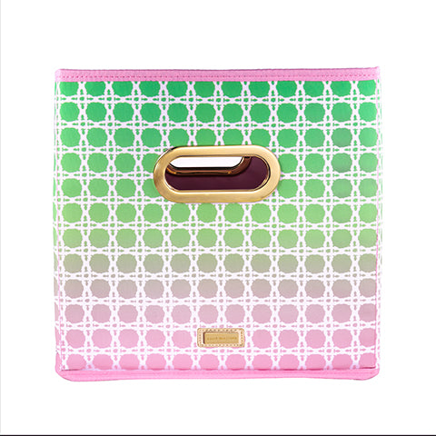 Lilly Pulitzer | Small Collapsible Bin - Caning

