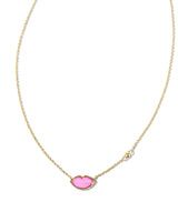 Show your flirty side with the Lips Gold Pendant Necklace in Hot Pink Mother-of-Pearl. A playful design with a dainty chain, perfect for gifting or keeping!
