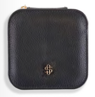 Leather Jewelry Case - Black
