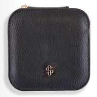 Leather Jewelry Case - Black