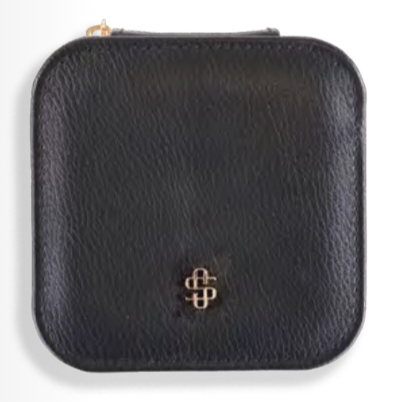 Leather Jewelry Case - Black