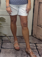 Lulu-B Bangladine Pull-On Short - WHT
The Lulu-B Bangladine Pull-On Shorts are a warm-weather essential designed for comfort, ease, and polished style. Made from Lulu-B’s signature bangladine fabric, these shorts offer a smooth, structured feel with comfortable stretch. The pull-on waistband creates an easy, flattering fit, while subtle side vents add movement and a modern touch. Lightweight and travel-friendly, these shorts are perfect for everyday wear, vacations, and sunny days on the go.

