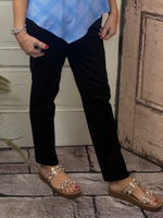 The Lulu-B Denim Ankle Pant is a timeless warm-weather staple designed for comfort, stretch, and everyday wear. Made with soft, flexible denim, these capris offer a flattering fit that moves with you while maintaining a polished look. Easy to dress up or down, they pair perfectly with tanks, tees, or lightweight tops for effortless spring and summer styling. Comfortable, versatile, and travel-friendly—these are capris you’ll reach for again and again.
