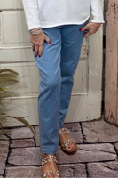 Lulu-B Denim Ankle Pant - DLCL
