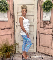 Stay cool & protected with UPF 50 capris made from cooling fabric. With a 25" inseam, they’re perfect for all-day summer comfort and style!









