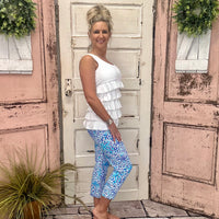 Stay cool & protected with UPF 50 capris made from cooling fabric. With a 25" inseam, they’re perfect for all-day summer comfort and style!








