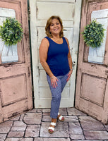 UPF 50 capri pants with cooling, breathable fabric and 25-inch inseam, lightweight sun-protective capris for summer comfort, travel, and everyday wear.
