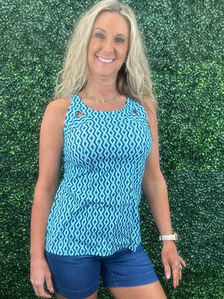 Lulu-B Sexy Tank is made from 92% Nylon and 8% Spandex for a comfortable, body-hugging fit that lasts. Its spf 50 material provides effective protection from the sun's UV rays, making it ideal for outdoor activities. Additionally, the material is pre-shrunk and machine washable for easy care.