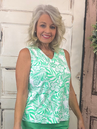 Stay cool, comfortable, and effortlessly stylish in this Lulu-B Sleeveless V-Neck Top. Made with lightweight, breathable SPX fabric, it offers all-day comfort with premium UPF50+ sun protection. The cooling, quick-drying material moves with you, making it perfect for everyday wear, travel, outdoor activities, or layering.