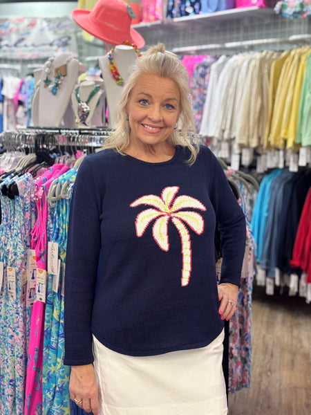 Stay cozy and stylish in this crewneck sweater crafted from a soft 55% acrylic and 45% cotton blend. Features a classic fit and a 25.5