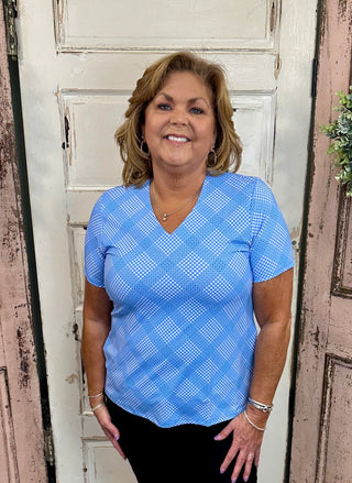 Stay effortlessly cool and stylish in our V-Neck Short Sleeve Top! Designed for comfort and performance, this lightweight top is made from sun-protective fabric, keeping you safe while you enjoy the outdoors. The flattering V-neckline adds a chic touch, making it perfect for everything from casual outings to active adventures. Whether you're soaking up the sun or on the go, this top ensures all-day comfort and protection in style!
