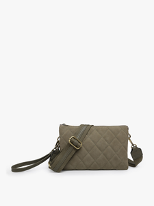 Izzy Quilted Crossbody - Olive