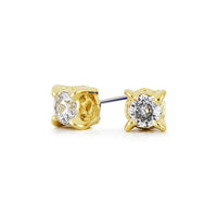 M5346-GF00 - Diamante - 1.5 Carat Stud Earrings - Gold