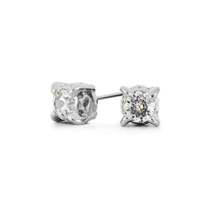 M5346-RF00 - Diamante - 1.5 Carat Stud Earrings - Rhodium