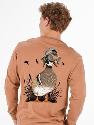 Mens Cool Duck Long Sleeve Tee