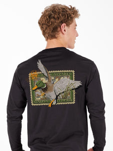 Mens Duck Stamp Long Sleeve Tee