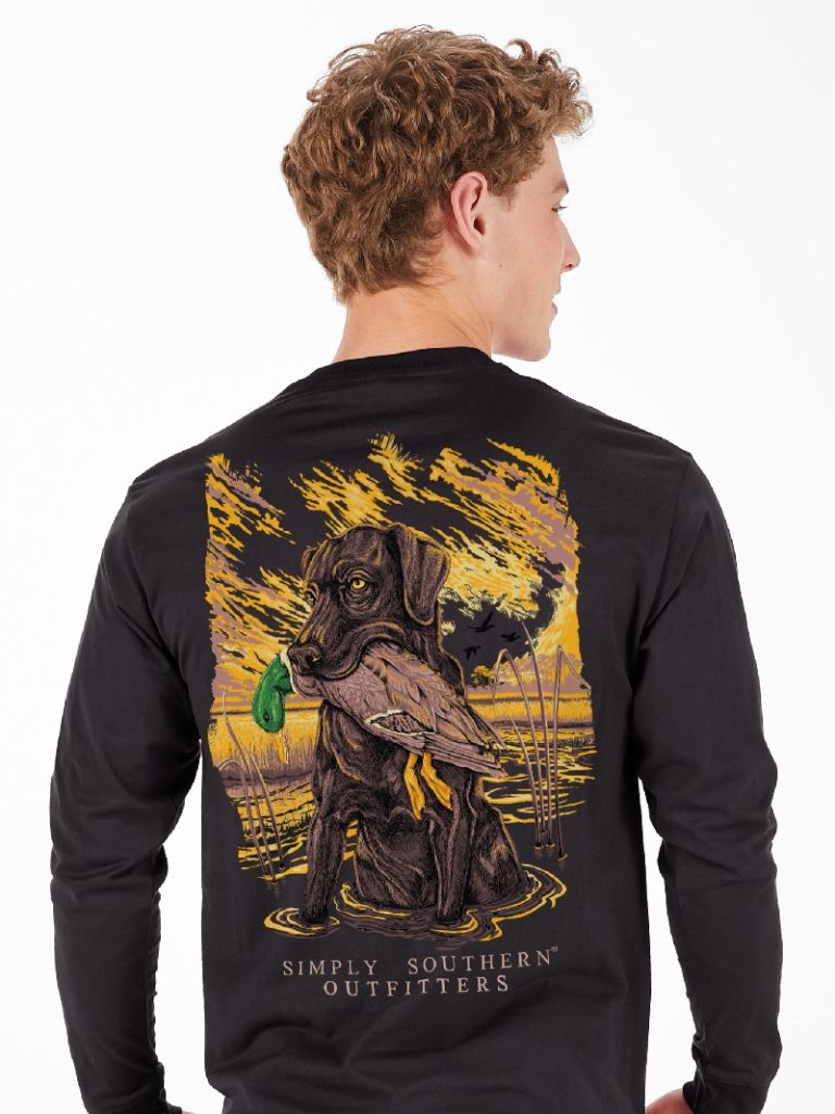 Mens Swamp Dog Long Sleeve Tee