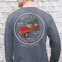 Mens Tree Long Sleeve Tee