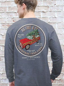 Mens Tree Long Sleeve Tee