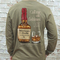 Mens Whiskey Long Sleeve Tee