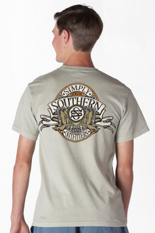 simply southern tee
mens simply southern 
duck tee 