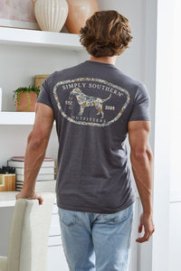 Mens Camo Dog Tee
