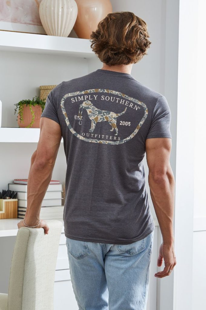 Mens Camo Dog Tee