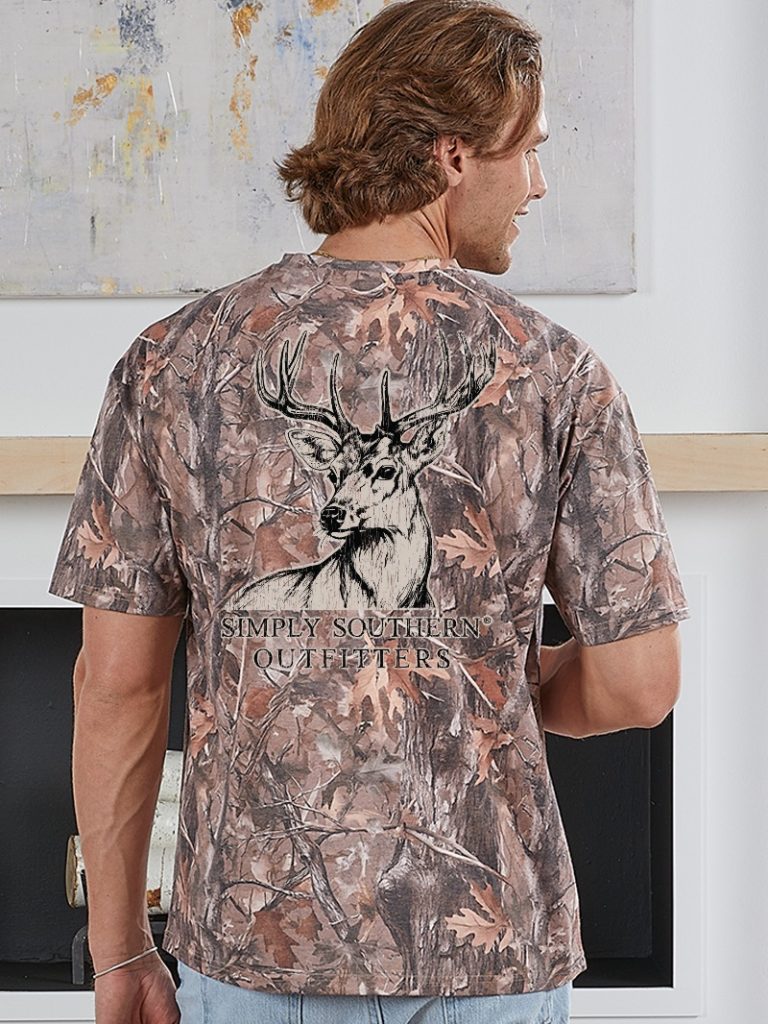 Mens Deer Camo Tee