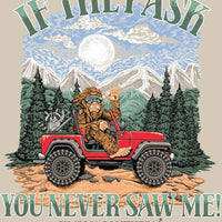 Mens Sasquatch Raccoon Tee