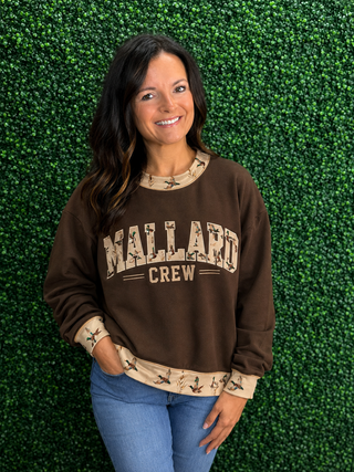 Mallard Mock Neck Sweatshirt