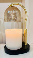Mercury Glass Candle Warmer Lamp
