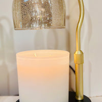 Mercury Glass Candle Warmer Lamp