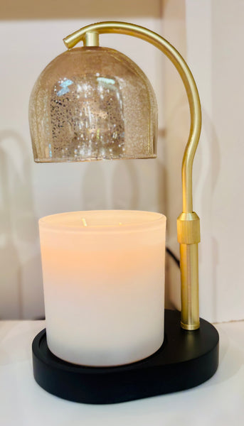 Mercury Glass Candle Warmer Lamp