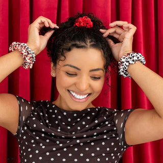 Disney | TELETIES Mickey Mouse Silk Scrunchies