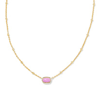 Mini Elisa Gold Satellite Short Pendant Necklace in Fuschia Magnesite
Kendra Scott Necklace