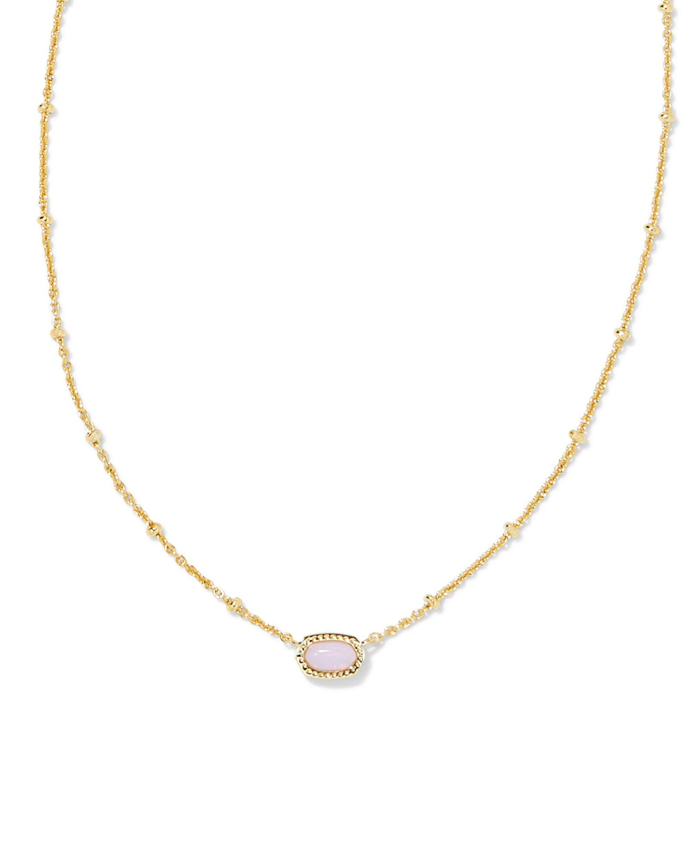Mini Elisa Gold Satellite Short Pendant Necklace in Pink Opalite Crytal
Kendra Scott Necklace