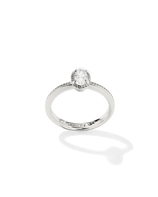 Brand | Kendra Scott
Style | Mini Elyse Luxe band ring
Color | Silver
Design | Petite, minimalist silhouette with signature hoofprint detailing
Dimensions | 0.36" L x 0.24" W