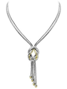 N3527-A000 - Anvil Collection - Knot Necklace