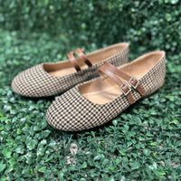 Featuring two sleek buckled straps across the foot, these stylish flats offer a secure fit and a touch of edge. The soft faux leather upper and lightly cushioned insole keep your feet comfy all day