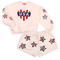 Sequin Shorts- USA