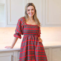 Holiday Plaid Dress