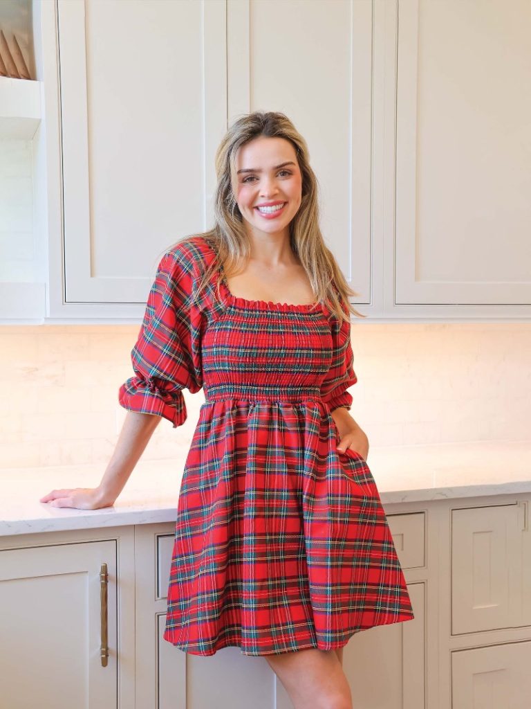 Holiday Plaid Dress