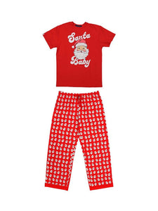 Youth Holiday PJ Set - Santa