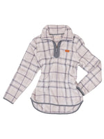 Y-Neck Pullover - Grey Plaid (GRYPLD)
