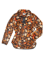 Y-Neck Pullover - Midnight Floral (VNTG)
