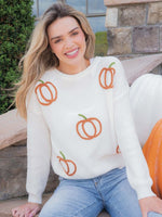 Knit Sweater - Pumpkins
