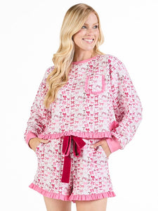 Simply Southern Ruffle PJ Set - Bows