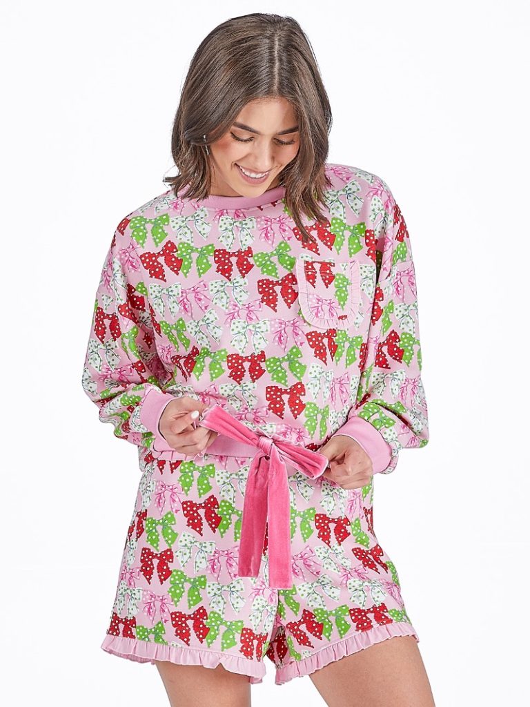 Simply Southern Ruffle PJ Set - Dots